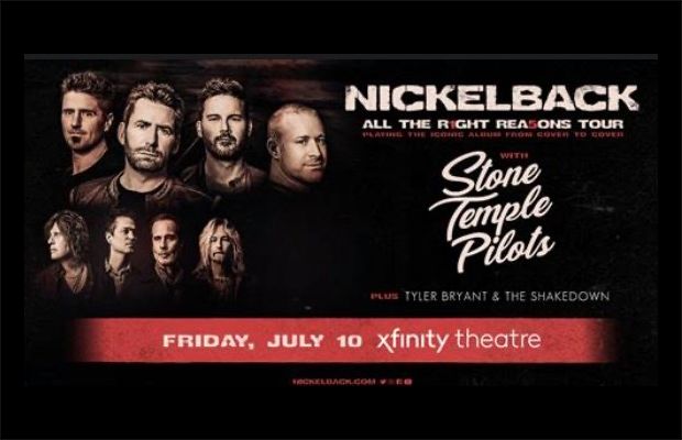 Nickelback: All The Right Reasons Tour – Cancelled