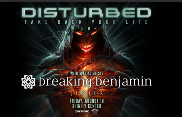 Disturbed with Special Guest Breaking Benjamin and Jinjer